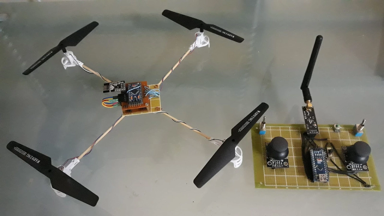 How to build a simple antenna for a remote control drone?